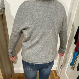 Joie Gray Crewneck Sweater Classic Knit Design
